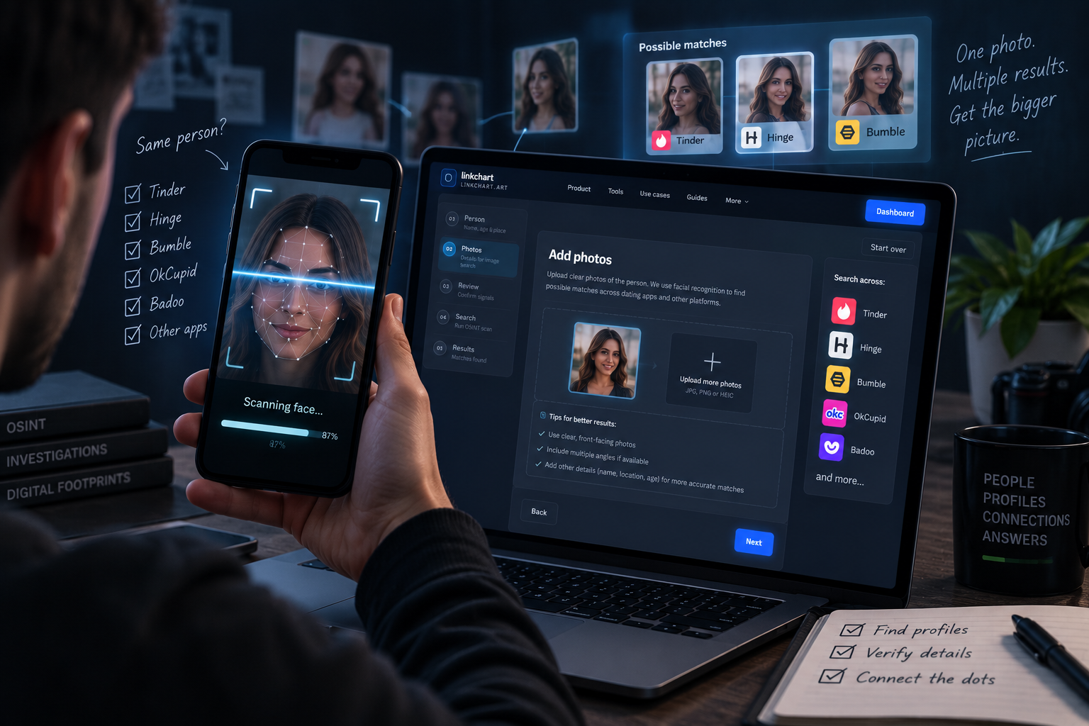Search for a Dating Profile Using Photos