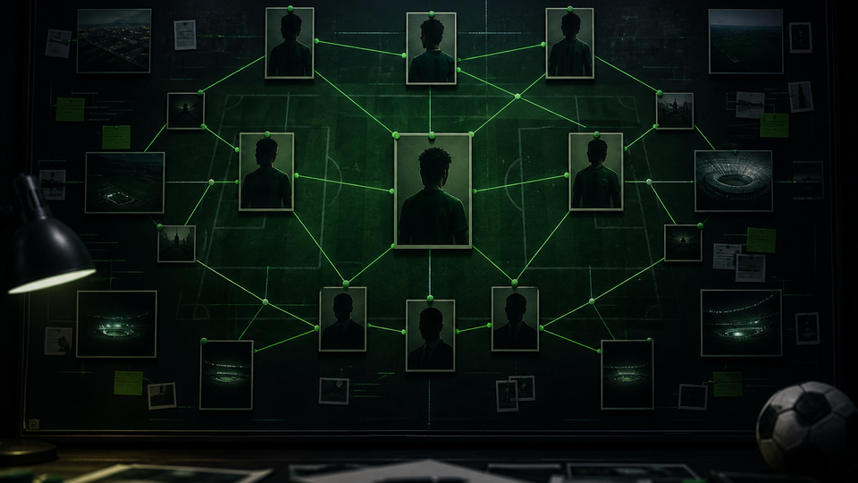 Sports transfer and agency networks — illustrative network map